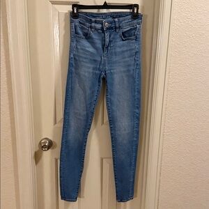 American Eagle Outfitters Light Blue Skinny Jeans